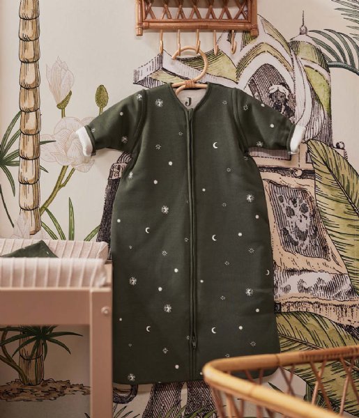 Jollein Baby accessories Slaapzak Afrits Mouw 110 cm Stargaze Leaf Green