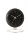 Karlsson Table clock Table clock Globe Design Armando Breeveld black (KA5832BK)