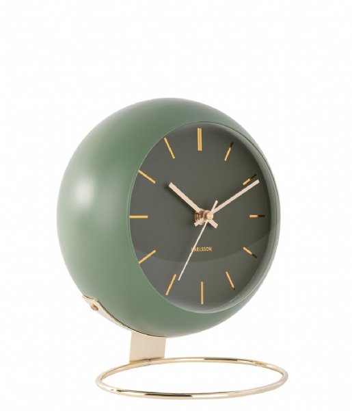 Karlsson Table clock Table clock Globe Design Armando Breeveld moss green (KA5832GR)