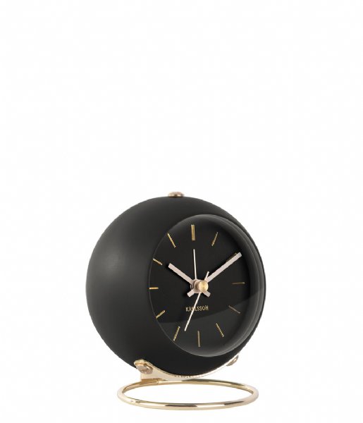 Karlsson Alarm clock Alarm clock Globe Design Armando Breeveld black (KA5833BK)