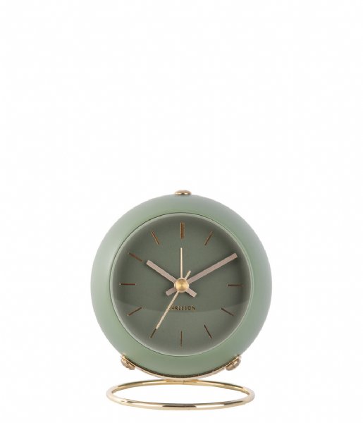 Karlsson Alarm clock Alarm clock Globe Design Armando Breeveld moss green (KA5833GR)