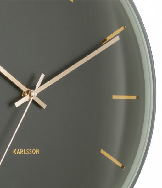 Karlsson Wall clock Wall clock Globe Design Armando Breeveld moss green (KA5840GR)