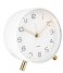 Karlsson Alarm clock Alarm clock Lofty metal matt D. 11cm White (KA5752WH)