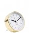 KarlssonAlarm clock Minimal BOX32 Design white shiny gold colored case (KA5683WH)