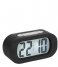 Karlsson Alarm clock Alarm clock Gummy rubberized Black (KA5753BK)
