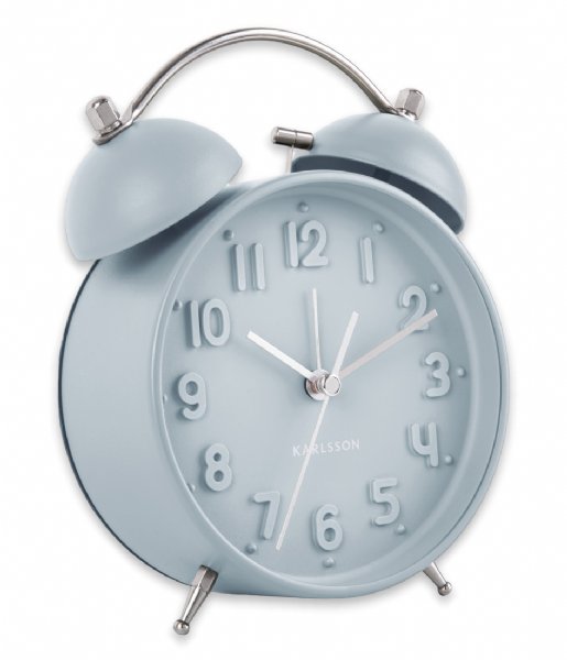 Karlsson Alarm clock Alarm clock Iconic matt Ice Blue (KA5784LB)
