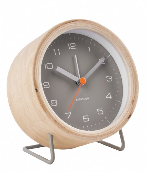 Karlsson Alarm clock Alarm clock Innate Design Boxtel & Buijs Warm grey (KA5669GY)