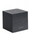 Karlsson Alarm clock Alarm clock Mini Cube veneer white LED Black (KA5655BK)