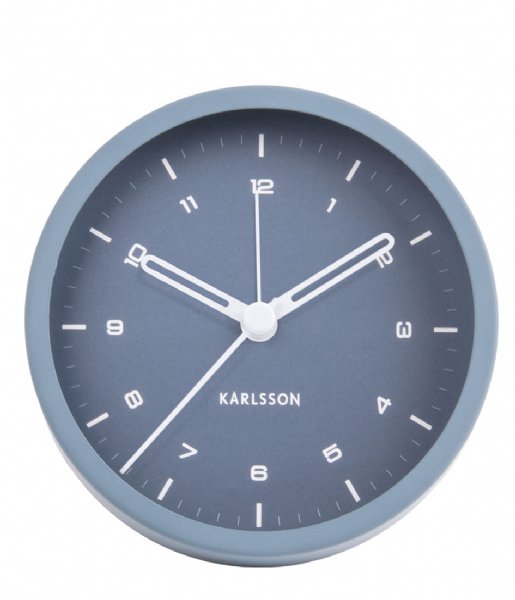 Karlsson Alarm clock Alarm clock Tinge steel Blue (KA5806BL)