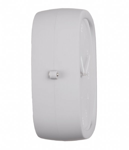 Karlsson Wall clock Wall clock Doubler rubberized white Mouse grey (KA5831GY)