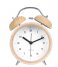 Karlsson Alarm clock Alarm Clock Classic Bell Wood Wood Finish (KA5660WH)