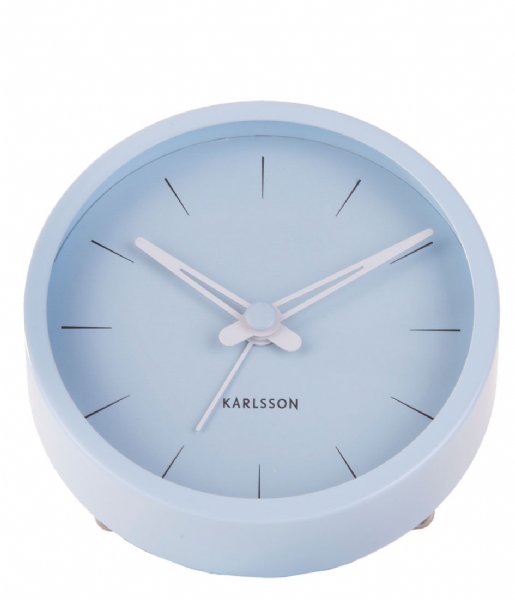 Karlsson Alarm clock Alarm Clock Lure Large Steel Sky Blue (KA5842BL)