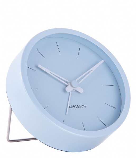 Karlsson Alarm clock Alarm Clock Lure Large Steel Sky Blue (KA5842BL)