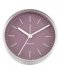 Karlsson Alarm clock Alarm Clock Minimal Nickel Case Dark Purple (KA5715PU)