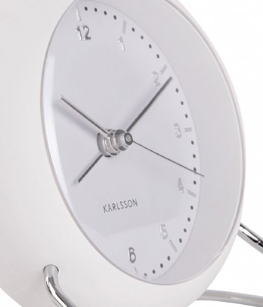 Karlsson Alarm clock Alarm Clock Val Abs White (KA5726WH)