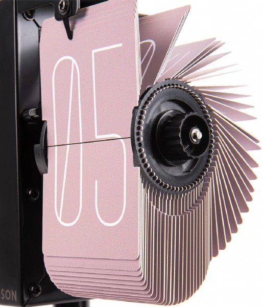 Karlsson Table clock Flip Clock No Case Mini Black Stand Faded Pink (KA5758PI)