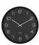 KarlssonWall Clock Lofty Matt Black (KA5751BK)