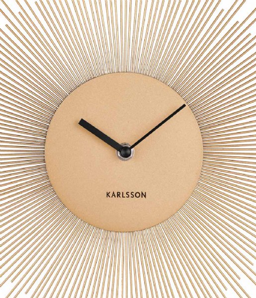 Karlsson Wall clock Wall Clock Peony Steel Large Gold (KA5818GD)