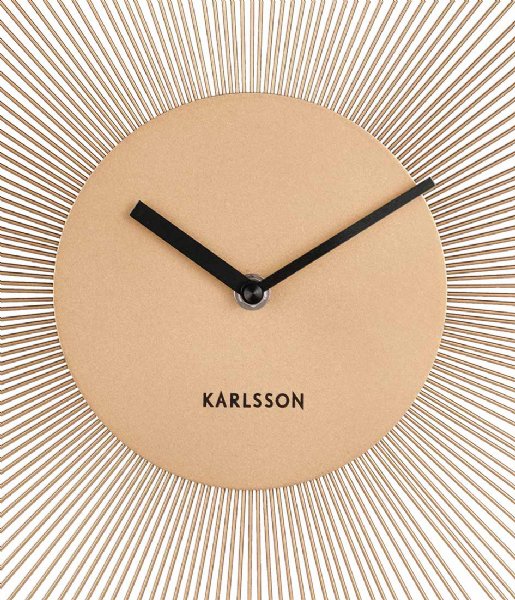 Karlsson Wall clock Wall Clock Peony Steel Gold (KA5817GD)