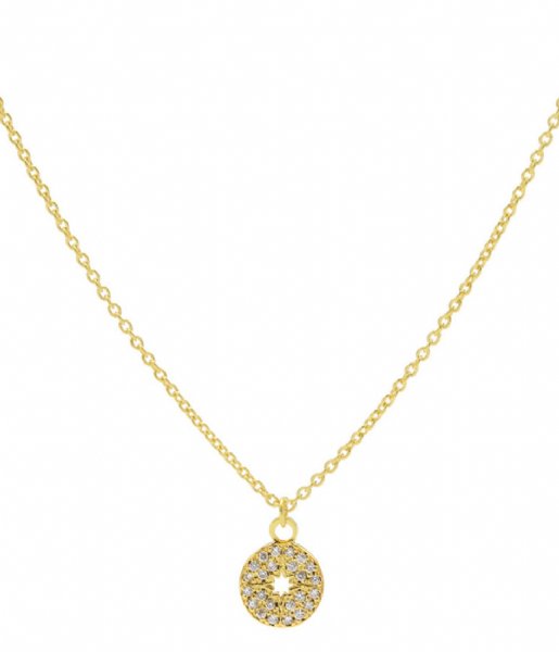 Karma Necklace Karma Necklace Diamond Disc Gold colored Gold colored silver colored (T226)