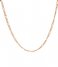Karma Necklace Karma Necklace Figaro Chain Zilver Roseplated (T117)