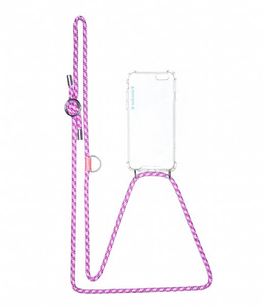 Kascha-C Phone cord Phonecord iPhone 7/8 pink silver