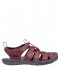 Keen Sandal Clearwater Cnx Wf Leather Wine Red Dahlia