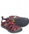 Keen Sandal Clearwater Cnx Wf Leather Wine Red Dahlia