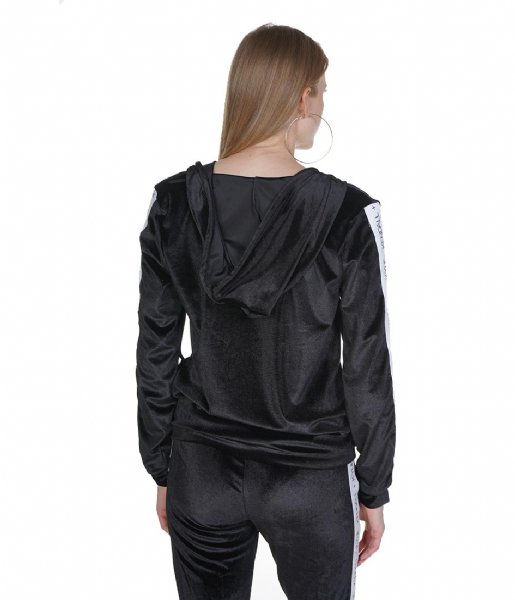 Kendall + Kylie jacket Hooded Bomber Black (WL01)