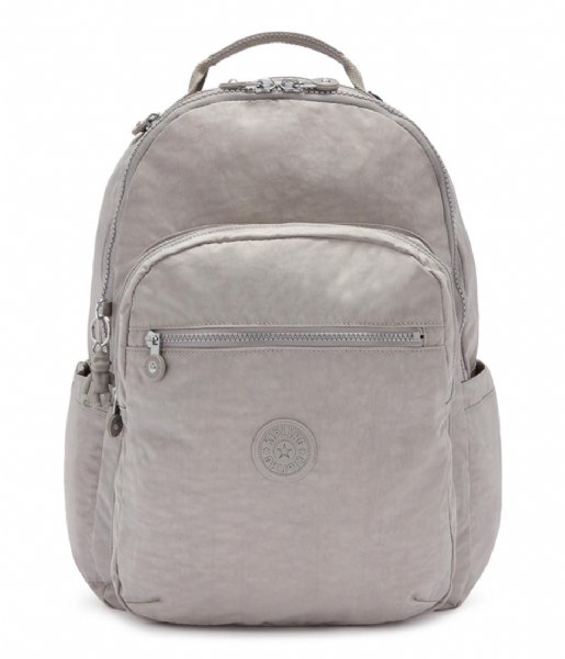 Kipling Laptop Backpack Seoul Grey Gris