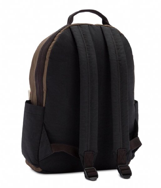 Kipling Laptop Backpack Damien K.Valley Valley Taupe Block