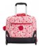 Kipling Laptop Trolley Bag Giorno Pink Leaves