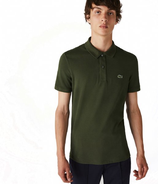 Lacoste T shirt Slim Fit Polo Baobab (S7T)