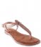 Lazamani Sandal Ladies Shiny Sandals Copper