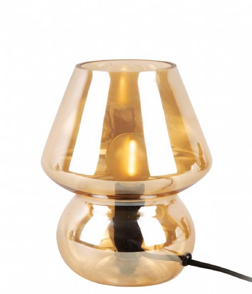 Leitmotiv Table lamp Table lamp Glass Vintage Amber Brown (LM1978BR)