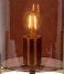 Leitmotiv Table lamp Table lamp Glass Bell gold frame Chocolate Brown (LM1979DB)
