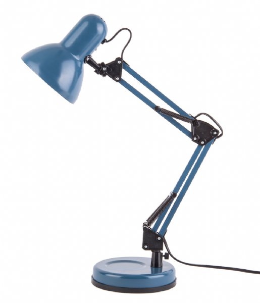 Leitmotiv Table lamp Desk lamp Hobby steel matt Dark blue (LM1918BL)