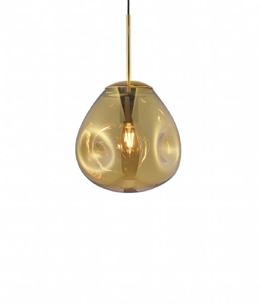 Leitmotiv Ceiling light Pendant Lamp Blown Glass Small brass (LM1534GD)