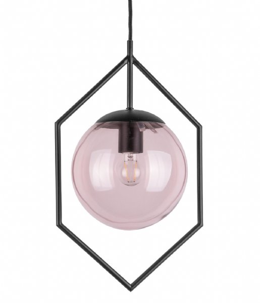 Leitmotiv Ceiling light Pendant lamp Diamond Framed glass Pink (LM1884PI)