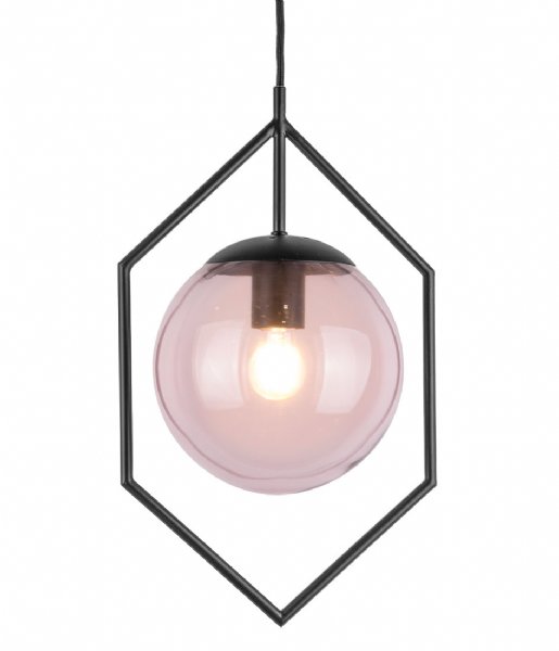 Leitmotiv Ceiling light Pendant lamp Diamond Framed glass Pink (LM1884PI)