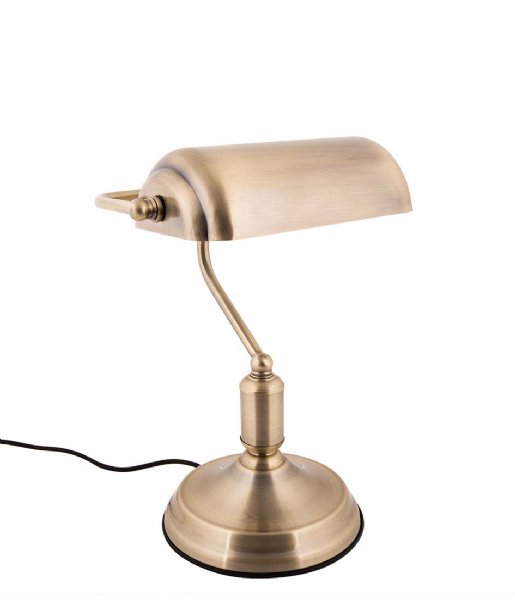 Leitmotiv Table lamp Table lamp Bank iron antique gold plated (LM1890GD)