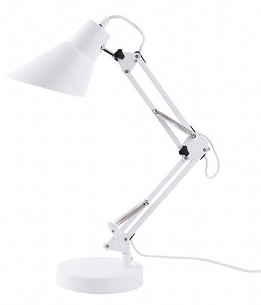 Leitmotiv Table lamp Table Lamp Fit Iron Sand Coated White (LM1942WH)