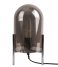 Leitmotiv Table lamp Table lamp Glass Bell grey chrome frame Chrome (LM1979GY)