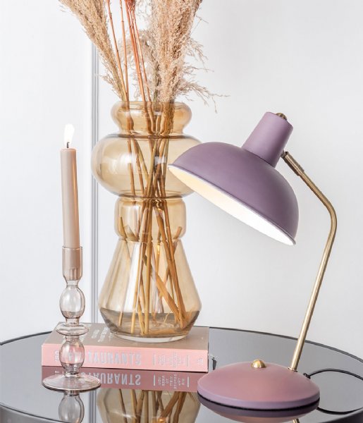 Leitmotiv Table lamp Table lamp Hood metal matt Dark Purple (LM1917PU)