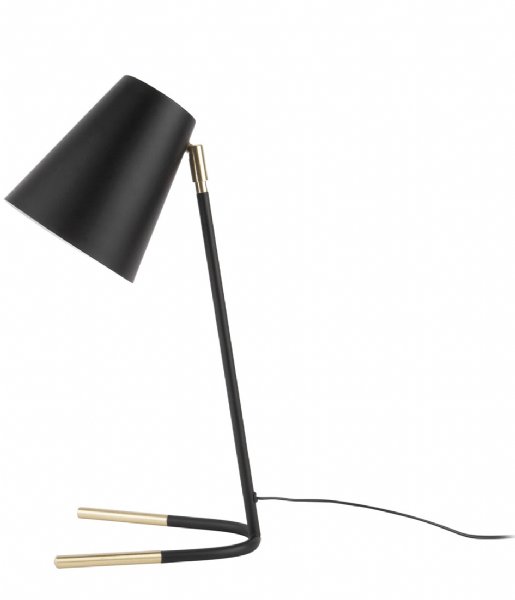 Leitmotiv Table lamp Table lamp Noble metal black w. gold accents Black (LM1752)