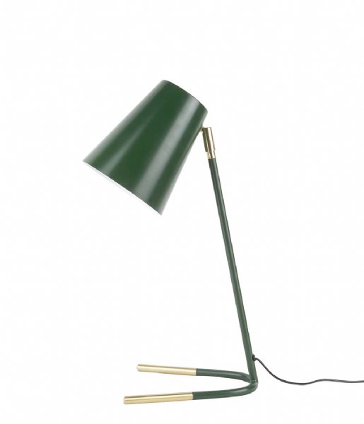 Leitmotiv Table lamp Table lamp Noble metal dark green with gold colored accentas (LM1754)