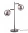 LeitmotivTable lamp Shimmer grey glass shades Smokey grey (LM1913GY)