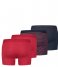Levi's  Solid Basic Boxer And Vintage Stripe 4-Pack Red Black (001)