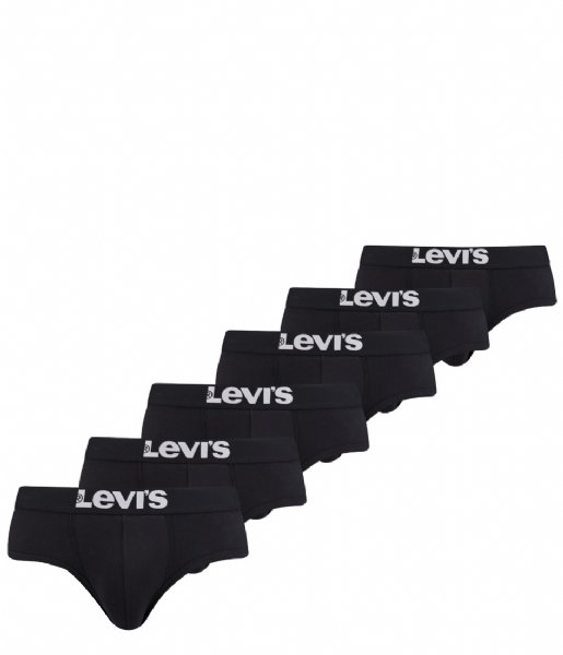 Levi's Brief Solid Basic Brief 6P Black Combo (001)