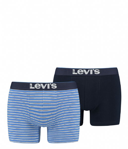 Levi's  Yd Small Stripe Boxer Brief 2P Blue Combo (001)